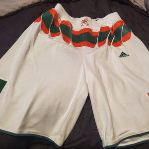 Miami hurricanes March madness  basketball shorts